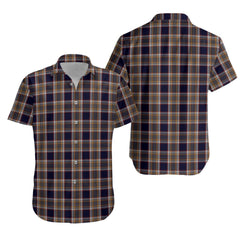 Stewart Navy Tartan Hawaiian Shirt