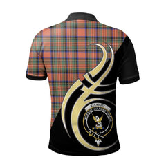 Stewart Royal Ancient Tartan Polo Shirt - Believe In Me Style