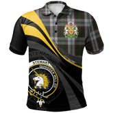Stewart of Appin Dress 01 Tartan Polo Shirt - Royal Coat Of Arms Style