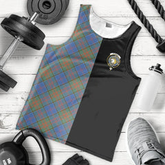 Stewart of Appin Hunting Ancient Tartan Crest Men's Tank Top - Cross Style