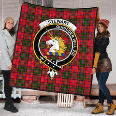 Stewart of Appin Modern Tartan Crest Quilt