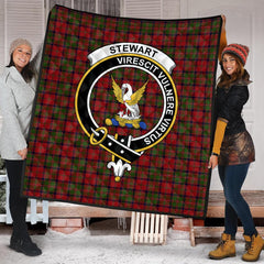 Stewart of Ardshiel Tartan Crest Quilt