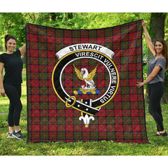 Stewart of Ardshiel Tartan Crest Quilt