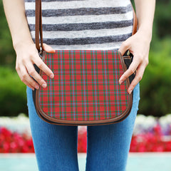 Stewart of Fingask Tartan Saddle Handbags