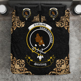 Stirling (of Keir) Crest Black Bedding Set
