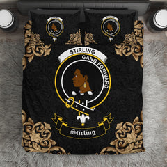 Stirling (of Keir) Crest Black Bedding Set