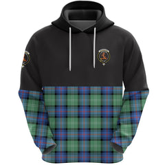 Sutherland Old Ancient Clan Half Of Tartan Hoodie