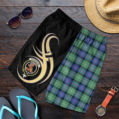 Sutherland Old Ancient Tartan Crest Men's Short PM8