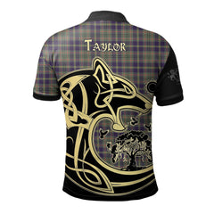 Taylor Weathered Tartan Polo Shirt Viking Wolf