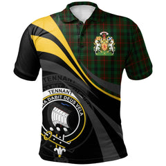 Tennant 01 Tartan Polo Shirt - Royal Coat Of Arms Style