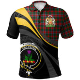Thompson (Mackinlay) Tartan Polo Shirt - Royal Coat Of Arms Style