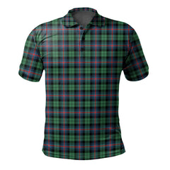 Urquhart Broad Red Ancient Tartan Polo Shirt