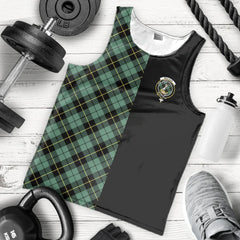 Wallace Hunting Ancient Tartan Crest Men's Tank Top - Cross Style