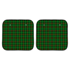 Wallace Hunting Green Tartan Car Sun Shade - 2 Pieces