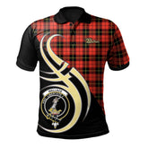 Wallace Hunting Red Tartan Polo Shirt - Believe In Me Style