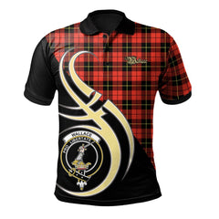 Wallace Hunting Red Tartan Polo Shirt - Believe In Me Style