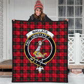 Wallace Weathered Tartan Crest Quilt