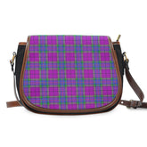 Wardlaw Modern Tartan Saddle Handbags