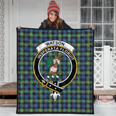 Watson Ancient Tartan Crest Quilt