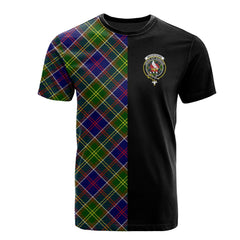 Whitefoord Modern Tartan T-Shirt Half of Me - Cross Style