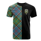 Whitelaw Tartan T-Shirt Half of Me - Cross Style