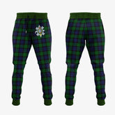 Black Watch Tartan Crest Jogger Sweatpants
