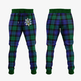 Black Watch Modern Tartan Crest Jogger Sweatpants