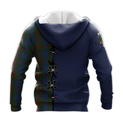 Buchanan Hunting Tartan Hoodie - Lion Rampant And Celtic Thistle Style