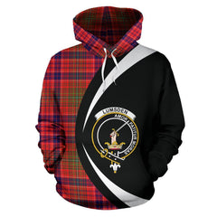 Lumsden Modern Tartan Crest Hoodie - Circle Style