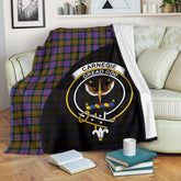 Carnegie Ancient Tartan Crest Blanket Wave Style