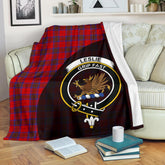 Leslie Modern Tartan Crest Blanket Wave Style