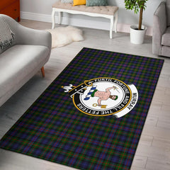Murray (Of Atholl) Tartan Crest Area Rug