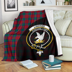 Lindsay Modern Tartan Crest Blanket Wave Style