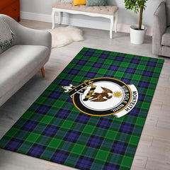Monteith Tartan Crest Area Rug