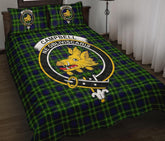 Campbell of Breadalbane Modern Tartan Crest Quilt Bed Set