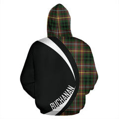 Buchanan Hunting Tartan Crest Hoodie - Circle Style