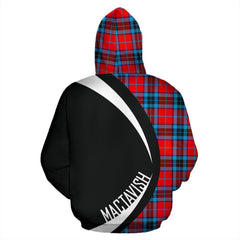 MacTavish Modern Tartan Crest Hoodie - Circle Style