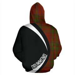 Drummond Tartan Crest Zipper Hoodie - Circle Style