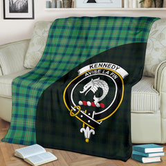 Kennedy Ancient Tartan Crest Blanket - 3 Sizes