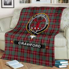 Crawford Tartan Crest Blanket - 3 Sizes