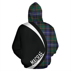 MacRae Hunting Modern Tartan Crest Zipper Hoodie - Circle Style