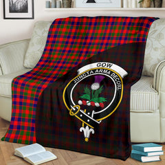 Gow Modern Tartan Crest Blanket Wave Style