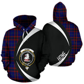 Home Modern Tartan Crest Hoodie - Circle Style
