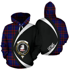 Home Modern Tartan Crest Hoodie - Circle Style