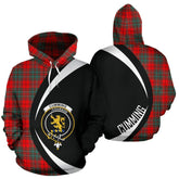Cumming Modern Tartan Crest Hoodie - Circle Style