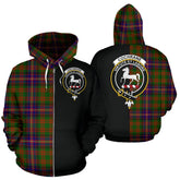 Cochrane Modern Tartan Crest Zipper Hoodie - Half Of Me Style