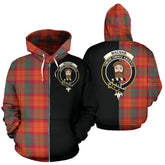 MacNab Ancient Tartan Crest Zipper Hoodie - Half Of Me Style