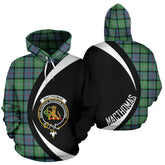 MacThomas Ancient Tartan Crest Hoodie - Circle Style
