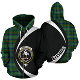 Cranstoun Tartan Crest Zipper Hoodie - Circle Style
