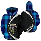 McKerrell Tartan Crest Zipper Hoodie - Circle Style